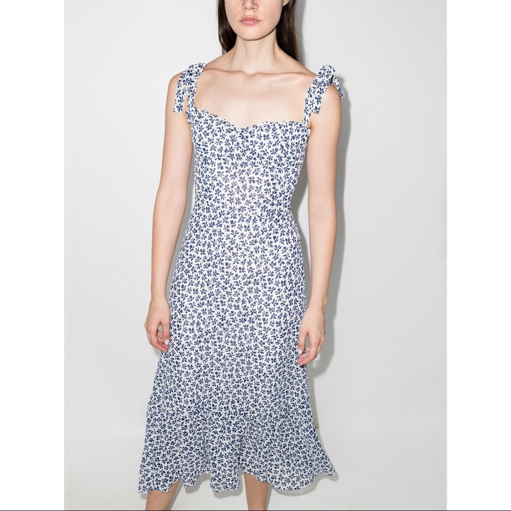 Reformation Nikita Floral Dress in Bombay - Picture 3 of 14